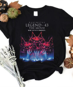 Baby Metal Legend 43 The Movie On January 11th 2025 Unisex T Shirt