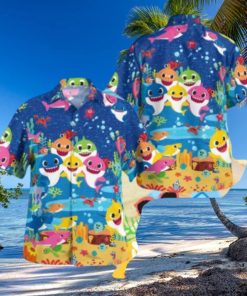 Baby Shark Tropical Hawaiian Shirt For Men And Women