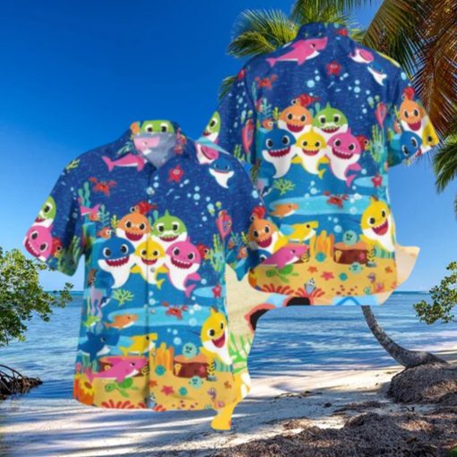 Baby Shark Tropical Hawaiian Shirt For Men And Women