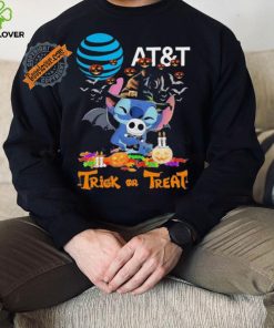 Baby Stitch Hug Baby Jack Skellington AT&T Trick Or Treat Halloween 2024 shirt