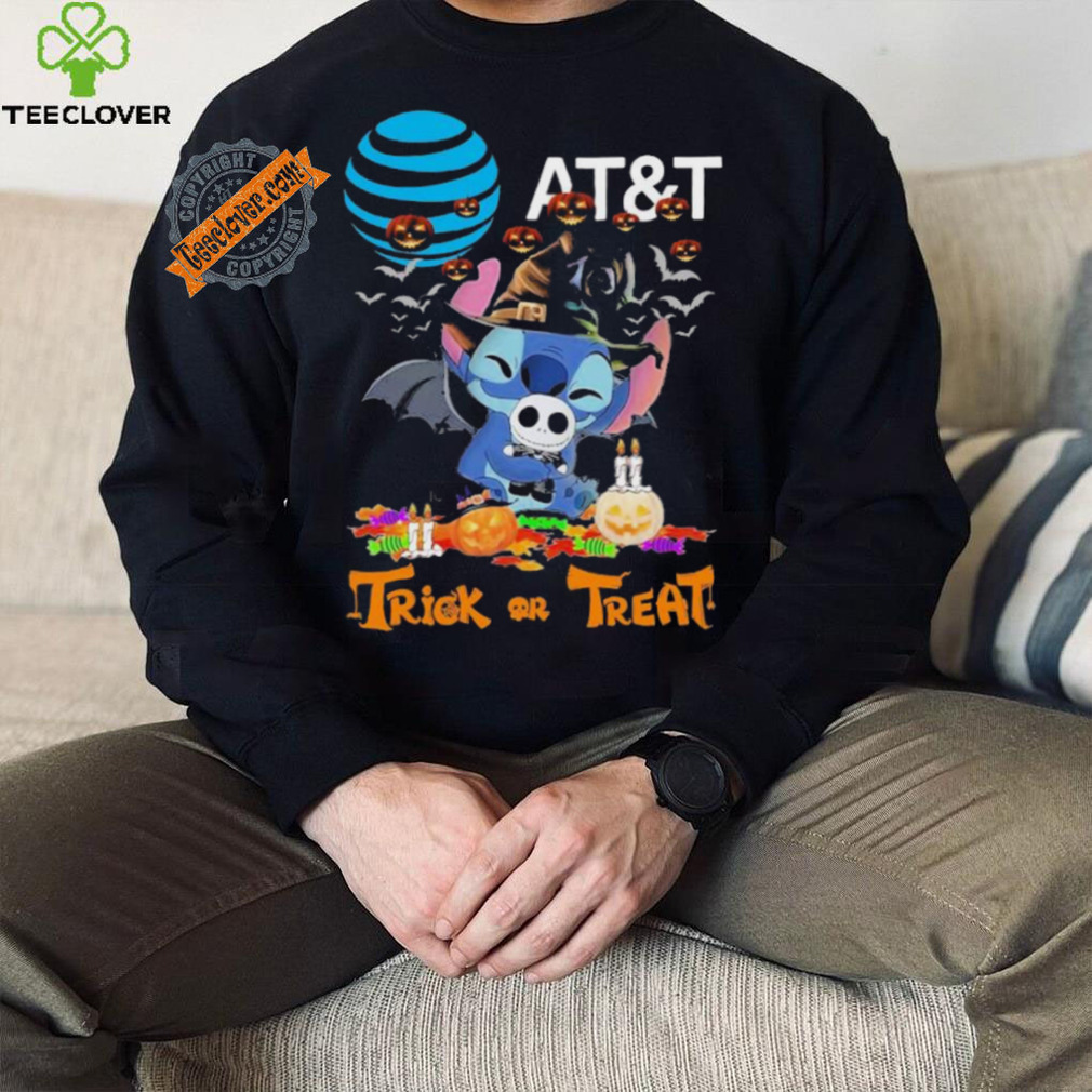 Baby Stitch Hug Baby Jack Skellington AT&T Trick Or Treat Halloween 2024 shirt Baby Stitch Hug Baby Jack Skellington AT&T Trick Or Treat Halloween 2024 shirt
