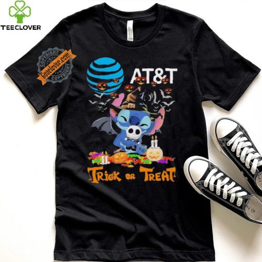 Baby Stitch Hug Baby Jack Skellington AT&T Trick Or Treat Halloween 2024 shirt