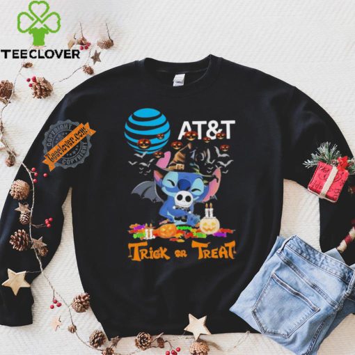 Baby Stitch Hug Baby Jack Skellington AT&T Trick Or Treat Halloween 2024 shirt