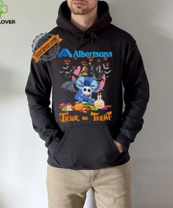 Baby Stitch Hug Baby Jack Skellington Albertsons Trick Or Treat Halloween 2024 shirt