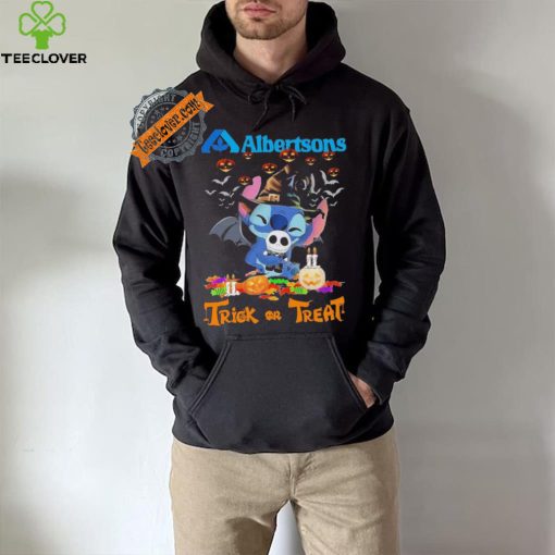 Baby Stitch Hug Baby Jack Skellington Albertsons Trick Or Treat Halloween 2024 shirt