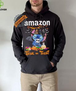 Baby Stitch Hug Baby Jack Skellington Amazon Trick Or Treat Halloween 2024 shirt