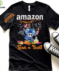 Baby Stitch Hug Baby Jack Skellington Amazon Trick Or Treat Halloween 2024 shirt