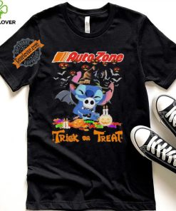 Baby Stitch Hug Baby Jack Skellington AutoZone Trick Or Treat Halloween 2024 shirt