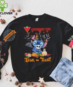 Baby Stitch Hug Baby Jack Skellington Canadian Tire Trick Or Treat Halloween 2024 shirt