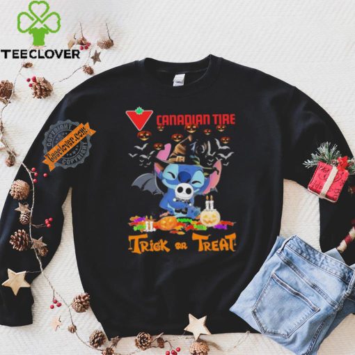 Baby Stitch Hug Baby Jack Skellington Canadian Tire Trick Or Treat Halloween 2024 shirt