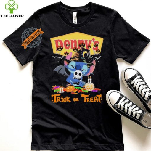 Baby Stitch Hug Baby Jack Skellington Denny’s Trick Or Treat Halloween 2024 shirt