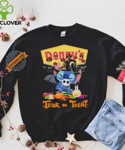 Baby Stitch Hug Baby Jack Skellington Denny’s Trick Or Treat Halloween 2024 shirt