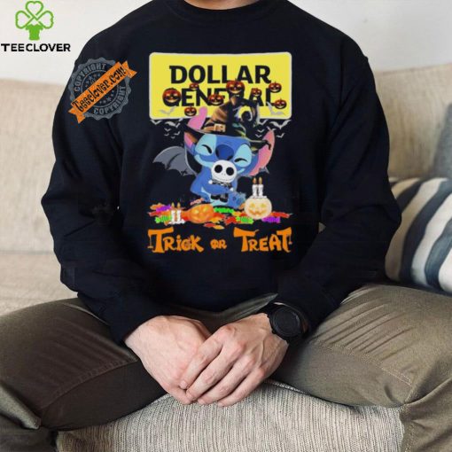 Baby Stitch Hug Baby Jack Skellington Dollar General Trick Or Treat Halloween 2024 shirt