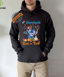 Baby Stitch Hug Baby Jack Skellington Domino’s Trick Or Treat Halloween 2024 shirt