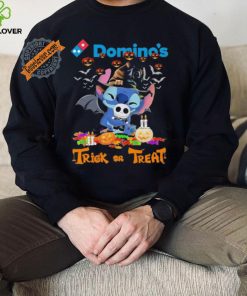 Baby Stitch Hug Baby Jack Skellington Domino’s Trick Or Treat Halloween 2024 shirt