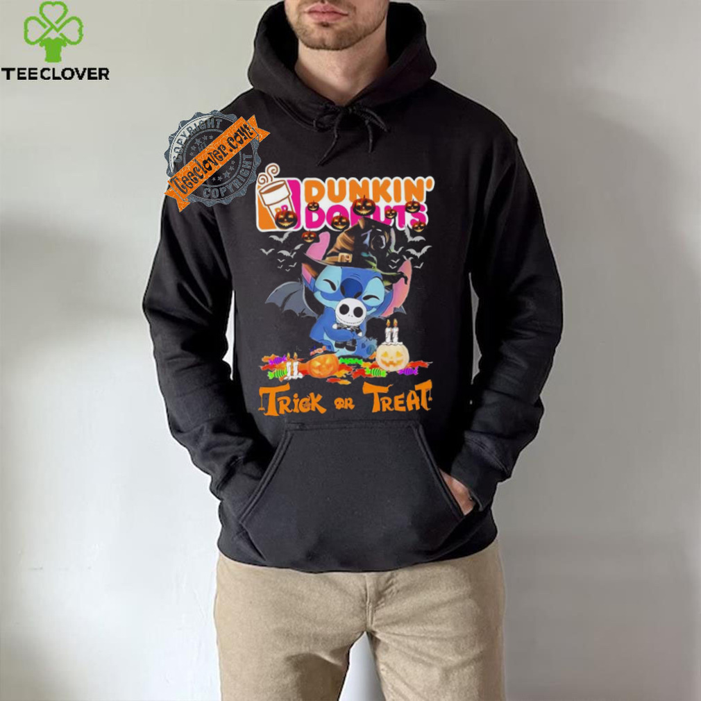 Baby Stitch Hug Baby Jack Skellington Dunkin’ Donuts Trick Or Treat Halloween 2024 shirt Baby Stitch Hug Baby Jack Skellington Dunkin’ Donuts Trick Or Treat Halloween 2024 shirt