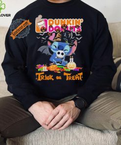 Baby Stitch Hug Baby Jack Skellington Dunkin’ Donuts Trick Or Treat Halloween 2024 shirt