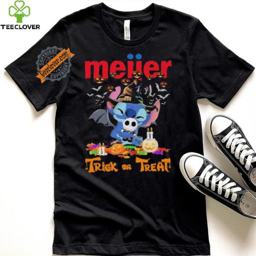 Baby Stitch Hug Baby Jack Skellington Meijer Trick Or Treat Halloween 2024 shirt