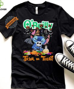 Baby Stitch Hug Baby Jack Skellington O’Reilly Trick Or Treat Halloween 2024 shirt