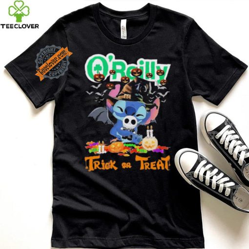 Baby Stitch Hug Baby Jack Skellington O’Reilly Trick Or Treat Halloween 2024 shirt