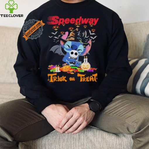 Baby Stitch Hug Baby Jack Skellington Speedway Trick Or Treat Halloween 2024 shirt