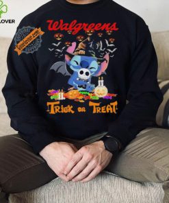 Baby Stitch Hug Baby Jack Skellington Walgreens Trick Or Treat Halloween 2024 shirt