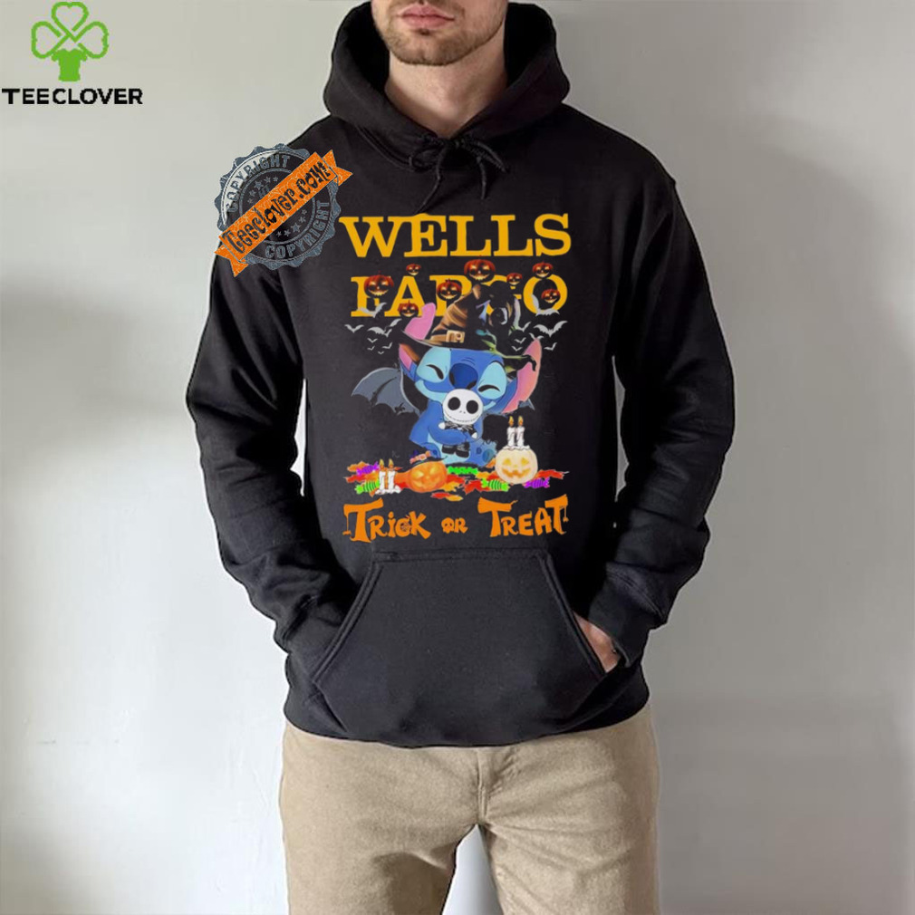 Baby Stitch Hug Baby Jack Skellington Wells Fargo Trick Or Treat Halloween 2024 shirt Baby Stitch Hug Baby Jack Skellington Wells Fargo Trick Or Treat Halloween 2024 shirt