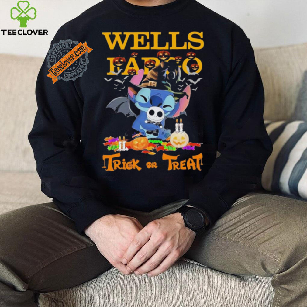 Baby Stitch Hug Baby Jack Skellington Wells Fargo Trick Or Treat Halloween 2024 shirt Baby Stitch Hug Baby Jack Skellington Wells Fargo Trick Or Treat Halloween 2024 shirt