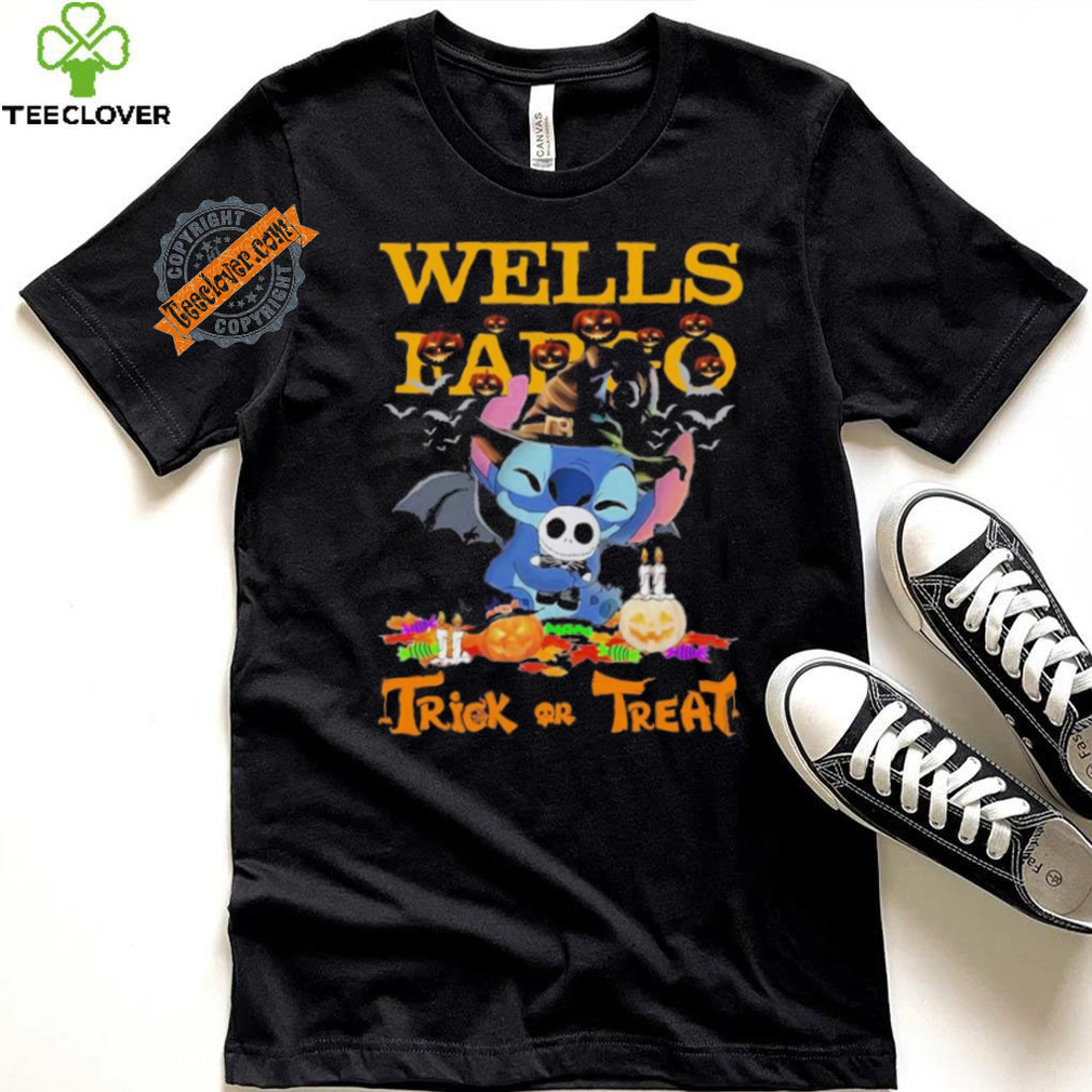 Baby Stitch Hug Baby Jack Skellington Wells Fargo Trick Or Treat Halloween 2024 shirt Baby Stitch Hug Baby Jack Skellington Wells Fargo Trick Or Treat Halloween 2024 shirt