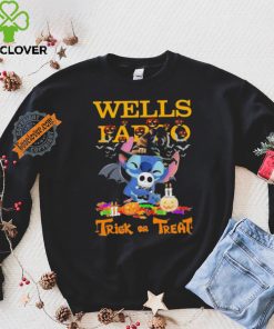 Baby Stitch Hug Baby Jack Skellington Wells Fargo Trick Or Treat Halloween 2024 shirt