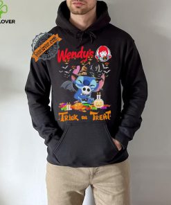 Baby Stitch Hug Baby Jack Skellington Wendy’s Trick Or Treat Halloween 2024 shirt