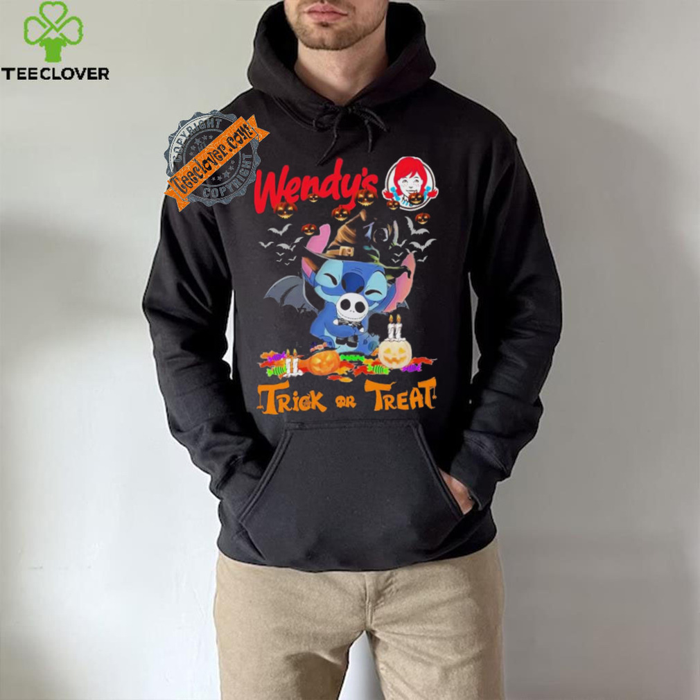 Baby Stitch Hug Baby Jack Skellington Wendy’s Trick Or Treat Halloween 2024 shirt Baby Stitch Hug Baby Jack Skellington Wendy’s Trick Or Treat Halloween 2024 shirt