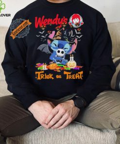Baby Stitch Hug Baby Jack Skellington Wendy’s Trick Or Treat Halloween 2024 shirt