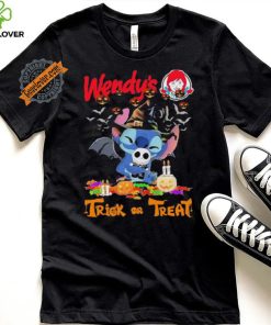 Baby Stitch Hug Baby Jack Skellington Wendy’s Trick Or Treat Halloween 2024 shirt