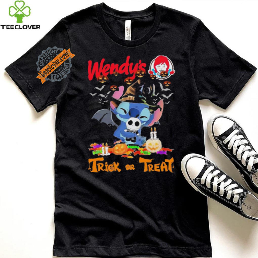 Baby Stitch Hug Baby Jack Skellington Wendy’s Trick Or Treat Halloween 2024 shirt Baby Stitch Hug Baby Jack Skellington Wendy’s Trick Or Treat Halloween 2024 shirt