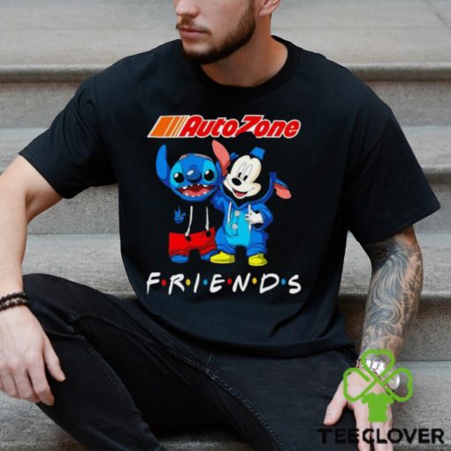 Baby Stitch and Mickey Mouse Auto Zone friends hoodie, sweater, longsleeve, shirt v-neck, t-shirt