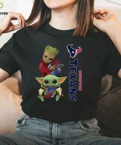 Baby Yoda And Groot Hug Houston Texans Shirt 1 Baby Yoda And Groot Hug Houston Texans Shirt
