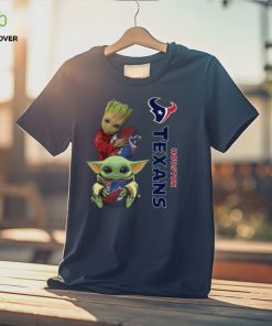 Baby Yoda And Groot Hug Houston Texans Shirt 2 Baby Yoda And Groot Hug Houston Texans Shirt