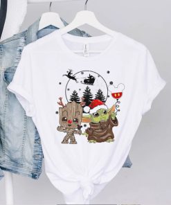 Baby Yoda And Groot, Mickey Christmas Shirt, Baby Aliens