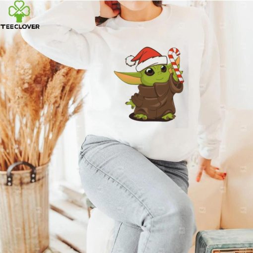 Baby Yoda Christmas T hoodie, sweater, longsleeve, shirt v-neck, t-shirt Santa Baby Yoda Disney Christmas