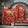 Men And Women Christmas Gift NFL Houston Texans Cute 12 Grinch Face Xmas Day 3D Ugly Christmas Sweater