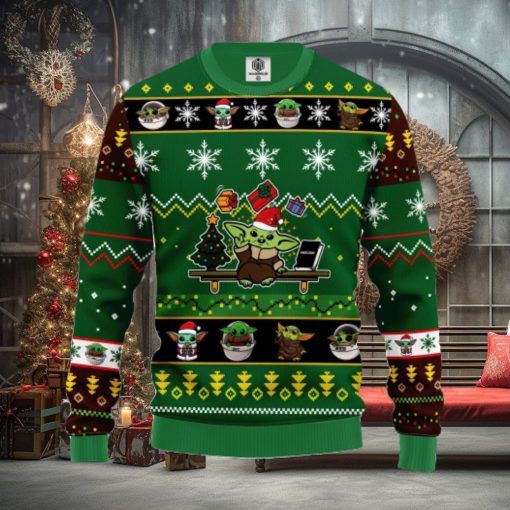 Baby Yoda Cute Ugly Christmas Sweater Green Ideas For Men Women