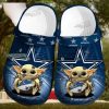 Baby Yoda Dallas Cowboys Crocs Kids