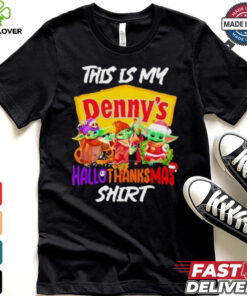 Baby Yoda Denny’s This Is My Hallothanksmas Shirt