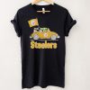 Baby Yoda Drive A Car Pittsburgh Steelers Football Flag Logo Shirt