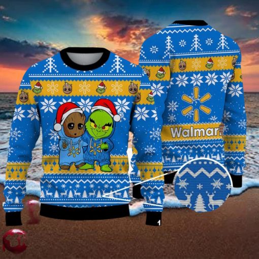 Baby Yoda Grinch Friend Walmart Cute Ugly Christmas Sweater For Men And Women Holiday Gift
