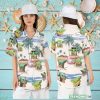 Alice in Wonderland Hawaiian Shirt Tropical Cheshire Cat Hawaii Shirt Mad Hatter Aloha Shirt