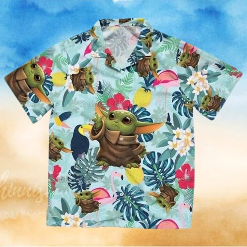 Baby Yoda Hawaiian Shirt