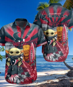 Baby Yoda Houston Texans Hawaiian Shirt