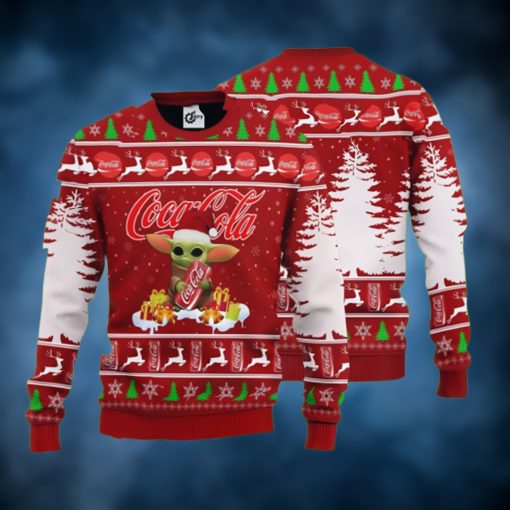 Baby Yoda Hug Coca Cola Ugly Christmas Sweater